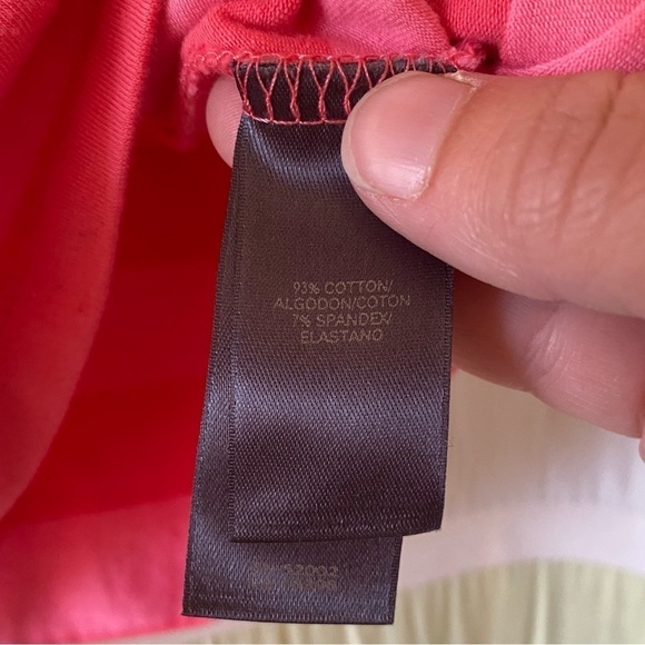 Liz Claiborne Y2K Striped Square Neck Pink Tank Top Sz Large - Picture 6 of 8